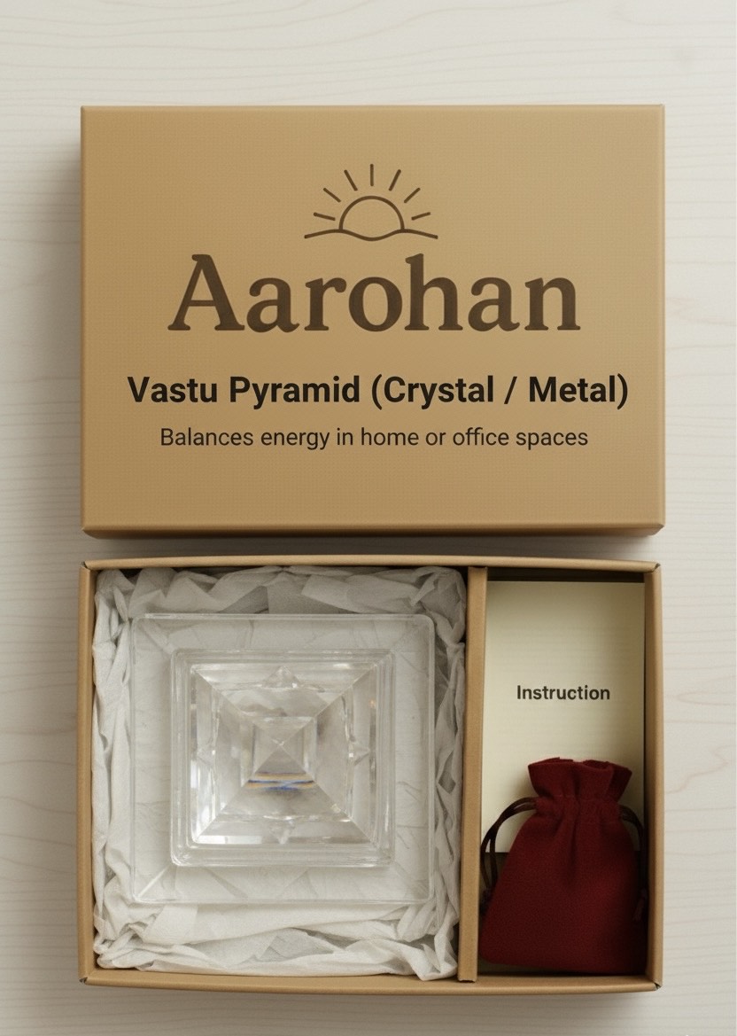 Vastu Pyramid (Crystal / Metal)